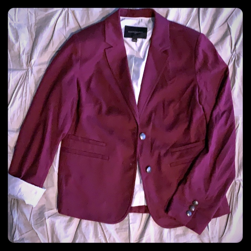 Banana Republic Maroon Blazer